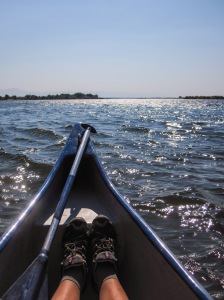 The start of canoeing